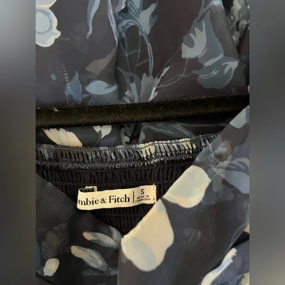 Abercrombie Emerson Blue Floral Mini Dress - Picture 3 of 4